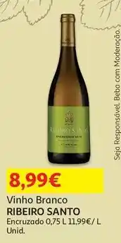 Auchan Ribeiro santo - vinho branco promoção