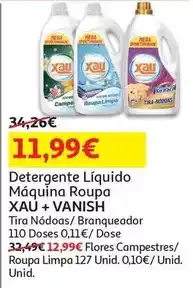 Auchan Xau - det. roupa máq. liq :flores campestres 127d promoção