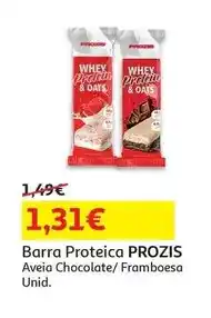 Auchan Prozis - barra proteina e aveia :framboesa 80g promoção