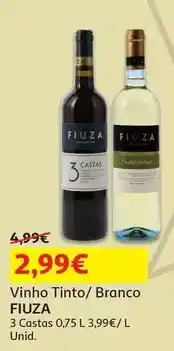 Auchan Fiuza - vinho tinto :3 castas tejo 0.75 l promoção