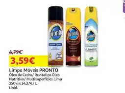 Auchan Pronto - oleo cedro :aerosol 250 ml promoção