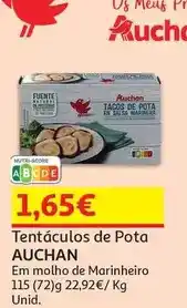 Auchan Auchan - tentáculos de pota promoção