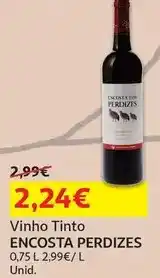 Auchan Encosta perdizes - vinho tinto promoção