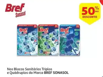 Auchan Bloco sanitário :triplo poder activo aqua 3 un promoção