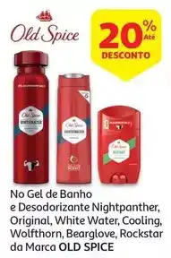 Auchan Old spice - gel banho :nightpanther 400ml promoção