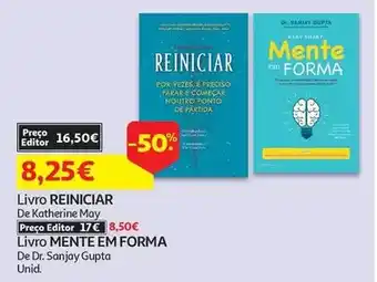 Auchan Livro mente em forma :de dr. sanjay gupta promoção