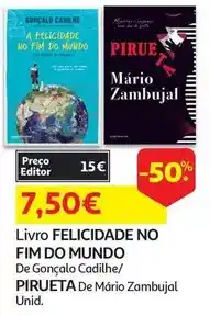 Auchan Livro felicidade no fim:do mundo gonçalo cadilhe promoção