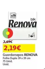 Auchan Renova - guardanapos promoção