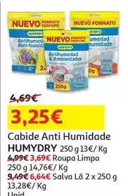 Auchan Humydry - anti humidade cabide :250g p40400c12 promoção