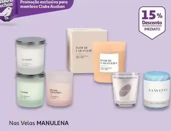 Auchan Manulena - vela copo wamo:lavanda 250g mm10658 promoção