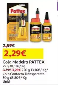 Auchan Pattex - cola madeira :250gr idh1419310 promoção