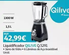 Auchan Qilive - liquidificador q.5291 promoção