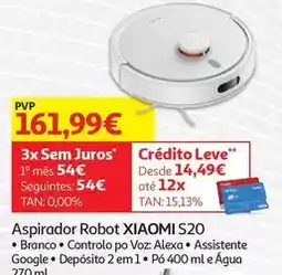 Auchan Xiaomi - aspirador robot s20 promoção