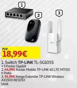 Auchan Tp-link - switch 5 portas gigabit tl-sg105s promoção