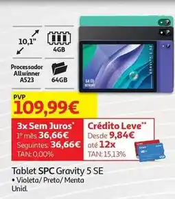 Auchan Spc - tablet 10.1 viol 4/64gb gravity 5 se promoção