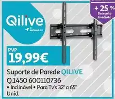 Auchan Qilive - suporte de parede q.1450 600110736 promoção