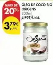 Pingo Doce Origens - oleo de coco bio promoção