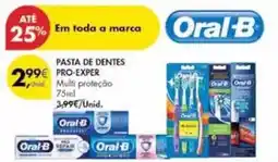 Pingo Doce Oral b - pasta de dentes pro-exper promoção