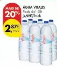 Pingo Doce Vitalis - água promoção