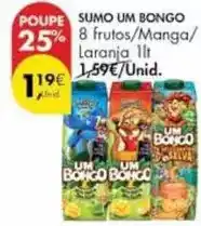 Pingo Doce Um bongo - sumo promoção