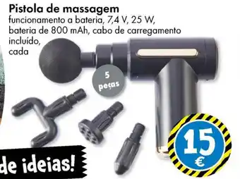 TEDi Pistola de massagem promoção