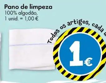 TEDi Pano de limpeza 100% algodão, promoção