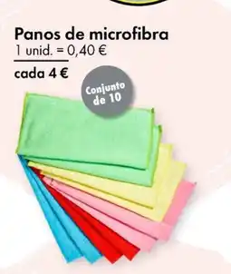 TEDi Panos de microfibra promoção