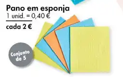 TEDi Pano em esponja promoção