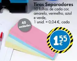 TEDi Tiras Separadores promoção