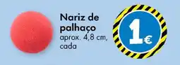 TEDi Nariz de palhaço promoção