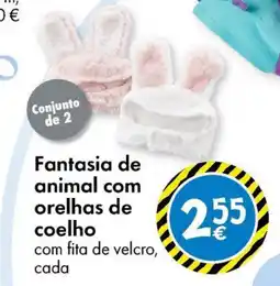 TEDi Fantasia de animal com orelhas de coelho promoção