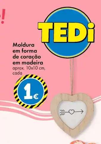 TEDi Moldura em forma de coração em madeira promoção