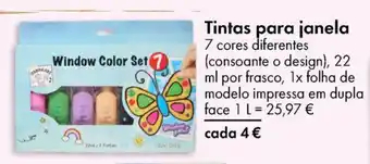 TEDi Tintas para janela promoção