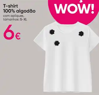 Pepco T-shirt 100% algodão promoção