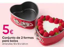 Pepco Conjunto de 2 formas para bolos promoção