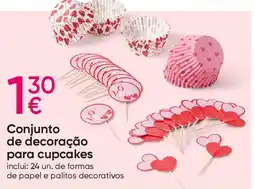 Pepco Conjunto de decoração para cupcakes promoção