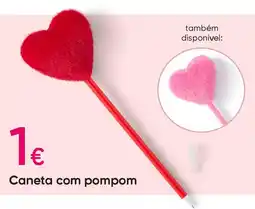 Pepco Caneta com pompom promoção