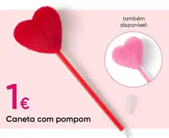 Pepco Caneta com pompom promoção