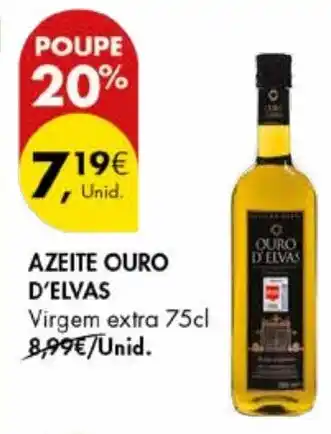 Pingo Doce Azeite ouro d'elvas virgem extra promoção