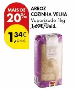 Pingo Doce Arroz cozinha velha vaporizado promoção