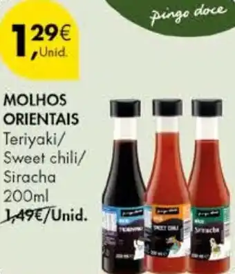 Pingo Doce Molhos orientais promoção