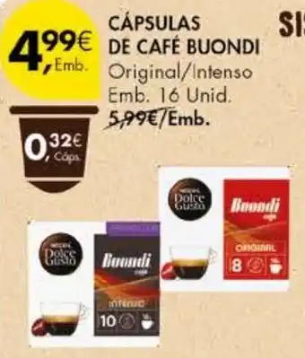 Pingo Doce Cápsulas de café buondi promoção