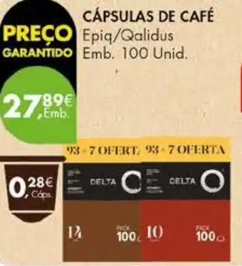 Pingo Doce Cápsulas de café promoção