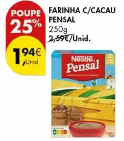 Pingo Doce Farinha c/cacau pensal promoção