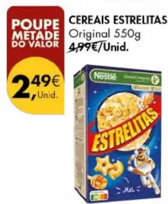 Pingo Doce Cereais estrelitas original promoção