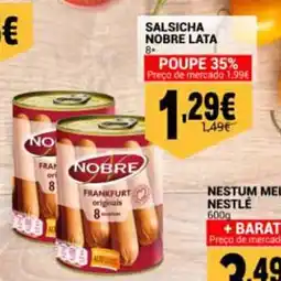 Neomáquina Salsicha nobre lata promoção