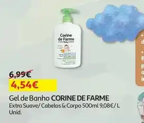 Auchan Corine de farme - gel de banho :extra suave 500ml promoção