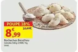 Auchan Bochechas bacalhau promoção