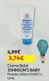 Auchan Johnson's baby - creme bebe promoção