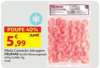 Auchan Frumar - miolo camarão selvagem promoção